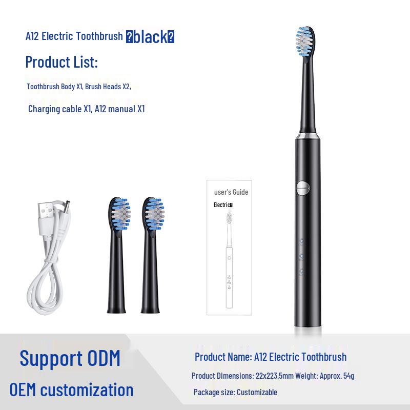 Rechargeable Smart Electric Toothbrush with Automatic Hollow Cup Motor