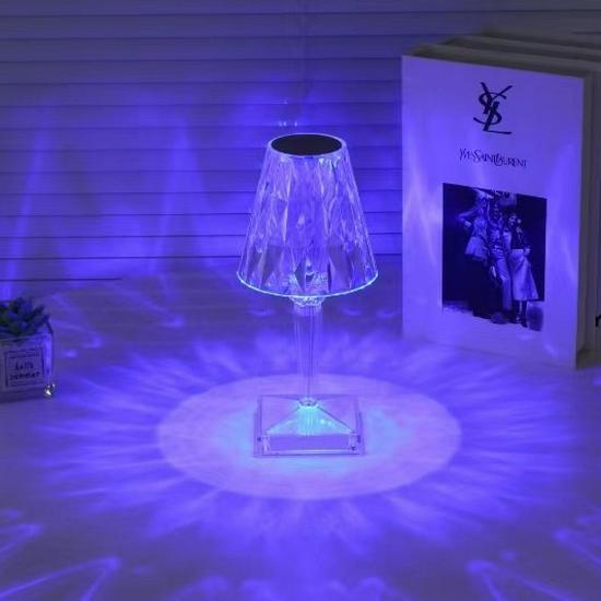 Diamond Cat Eye Crystal Atmosphere Lamp - Night Light for Bedroom & Restaurant Decor