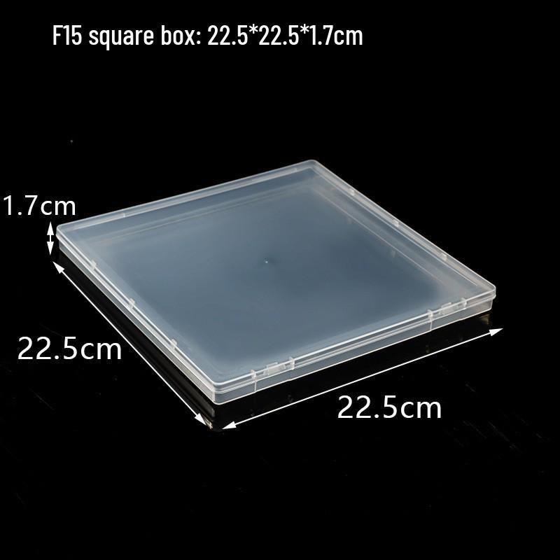 Rectangular Translucent PP Plastic Storage Box with Lid for Jewelry and Small Parts