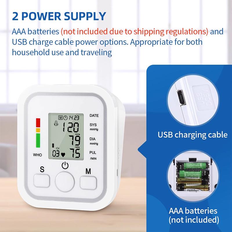 Medical Electronic Blood Pressure Monitor Upper Arm Pulse Detection Home Elderly Smart Blood Pressure Monitor