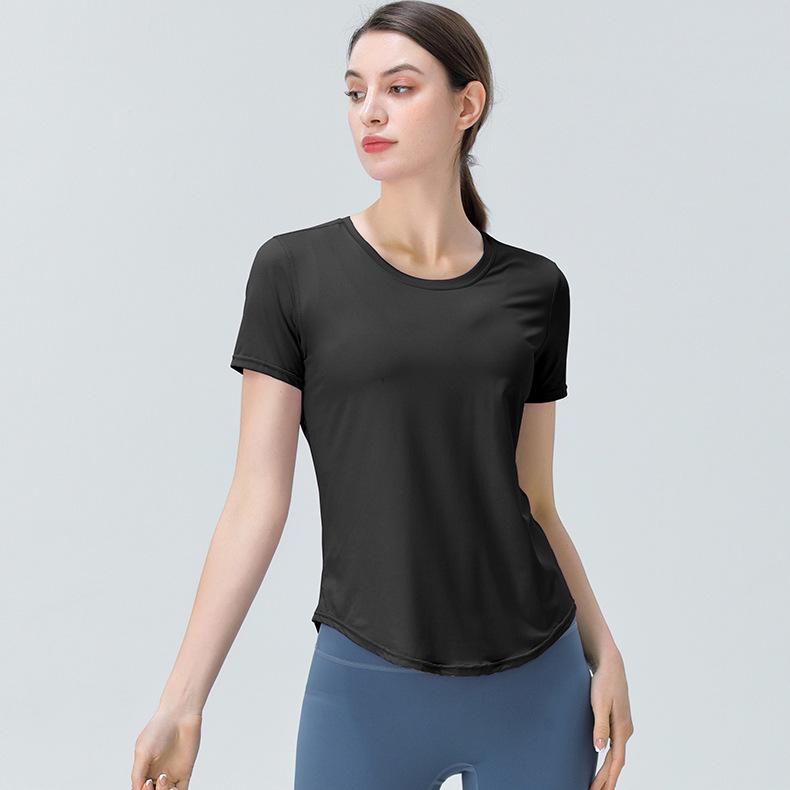 Ice-Cool Breathable Yoga T-Shirt: Quick-Dry, Moisture-Wicking Fitness Top