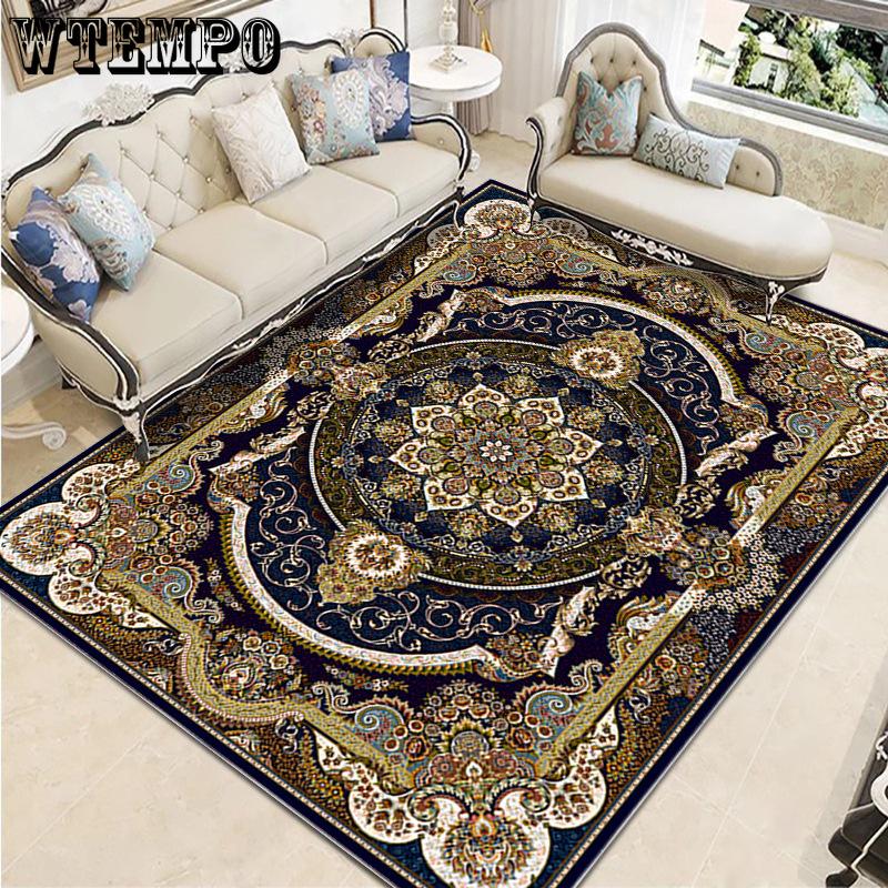 Tapis Persan Maison Vintage Bohème Tapis de Salon Tapis de Bureau
