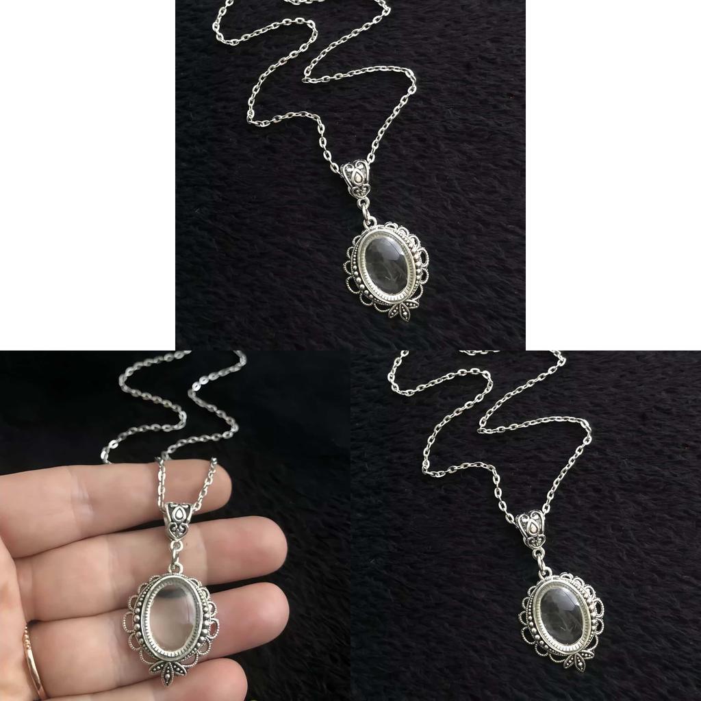 Viking Style Magnifying Necklace Gothic Steampunk Vintage Jewelry For Women