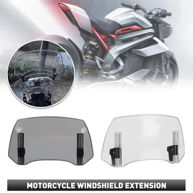 Windshield Covers Motorcycle Windscreen Adjustable Windscreen for Most Model