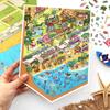 4sheets/bag Today's Business Series Winter For Christmas Theme 2.5D PET Diorama Stickers For Scrapbooking DIY Frame Collage