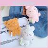Creative Bunny Plush Toy Charming Bear Keychain Adorable Animal Bag Decoration