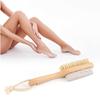 Bigmind Foot Pumice Toenail Brush, Exfoliating, Natural Bristles, Toenail and Heel File, Foot Care Brush, Clean Heels