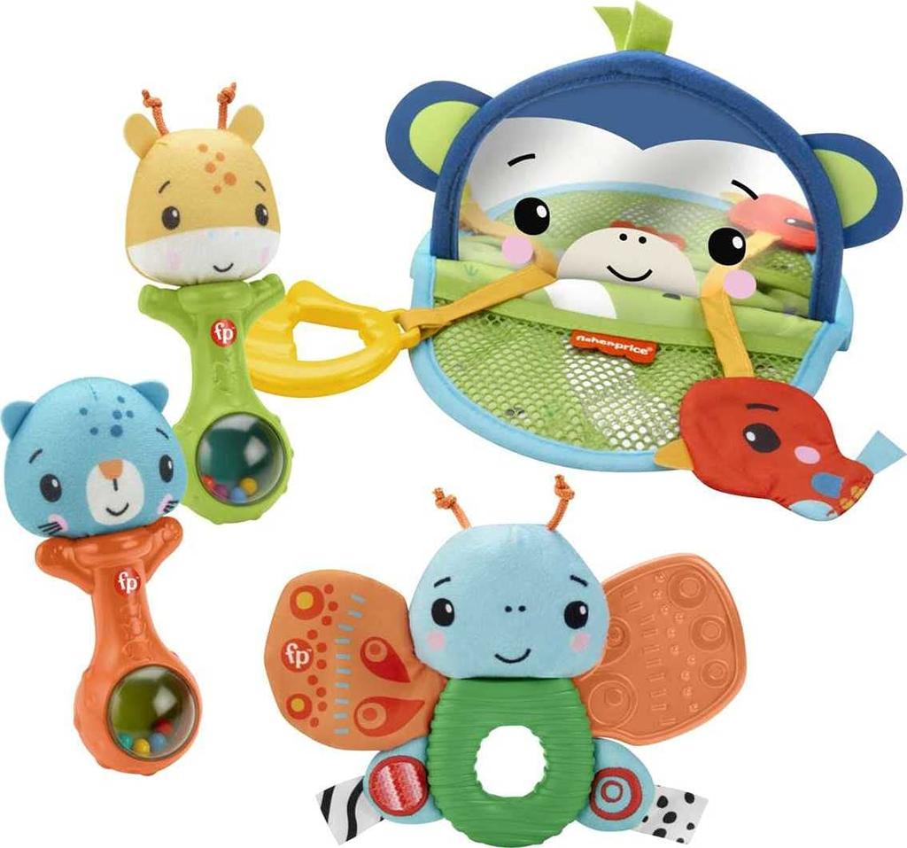 Fisher Price Exciting with the Five Toy Set 3 3 GWT73 Senses! ~From months~ See, hear, touch! [From months]