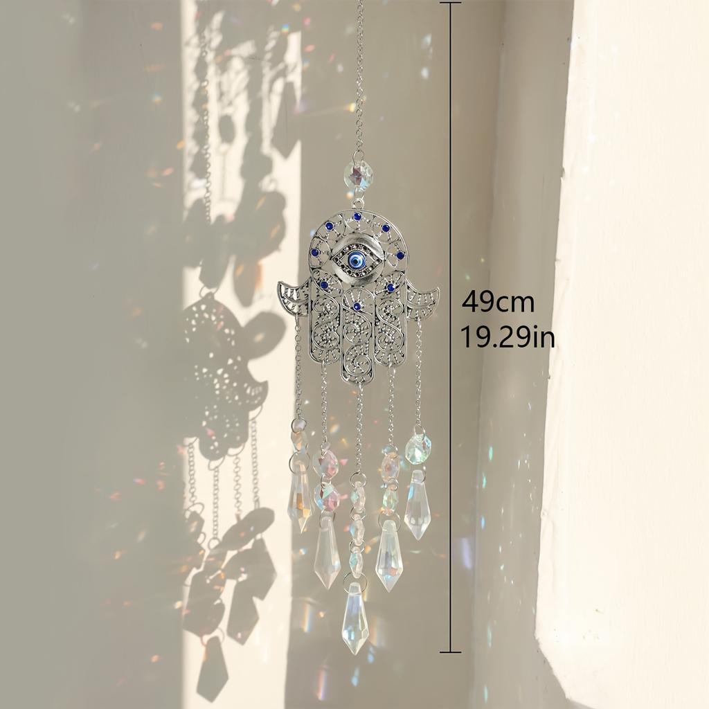 1pc Suncatcher Crystal Pendant Outdoor Garden Home Window Hanging Decorations Hanging Jewelry