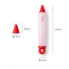 4 Nozzle Cake Decorating Flower Pen Chocolate Cream Jam Squeezed Gun Syringe Pastry Cookie Painting Writing Baking Tool Silicone