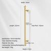 Electroplated Gold Drawer Pull Single-Hole Wardrobe Handle Furniture Hardware  for Cupboard