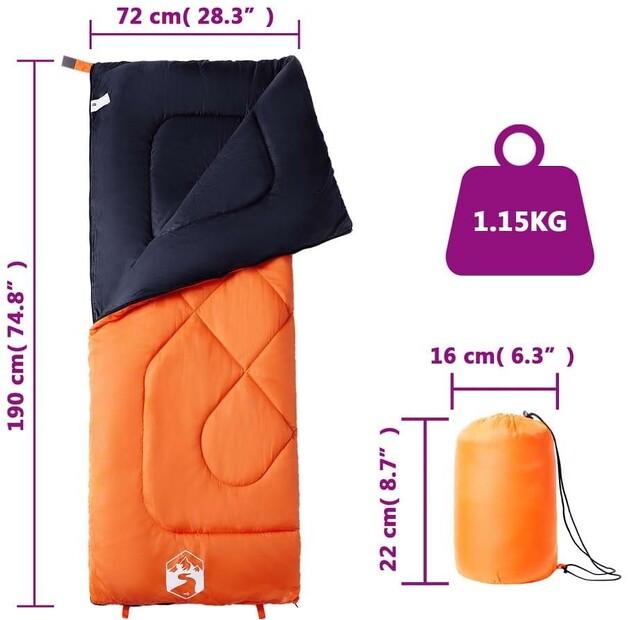 Vidaxl Three-season Tourist Sleeping Bag