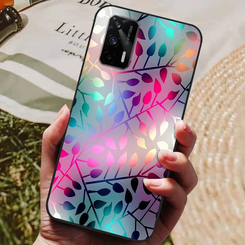 Für Realme Q3 Pro 5G Hülle Wolf Cartoon Silikon Weiche TPU Rückseite Für Realme Q3 Pro 5G Handyhüllen Realme Q3Pro 5G Fundas Coque