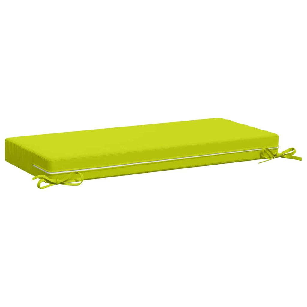 2 piece Bench Cushions SOEST 2 pcs. 100percent Polyester Light Green