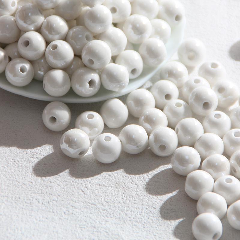 Cuentas Redondas de Ágata Corazón de Azúcar Azul-Negro para Joyería y Accesorios de Cristal DIY