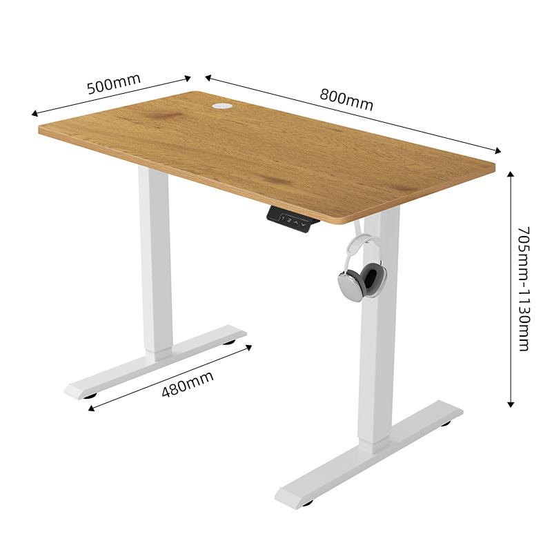 Escritorio Eléctrico de Altura Ajustable para Sentarse y Estar de Pie con Motor Único