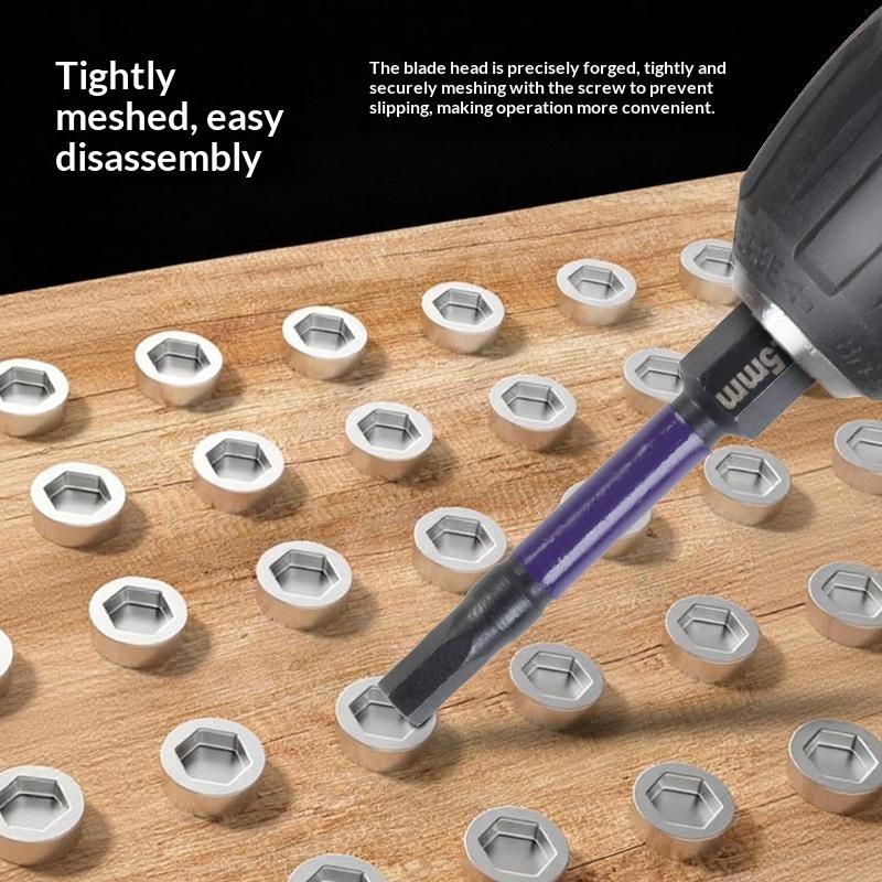 10 Piece S2 Magnetic Impact Drill Bit Set Rust Resistant for Power Tools Secure Fit for Home Office Assembly Projects