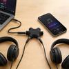 1Pcs 1 Male to 5 Female 3.5mm Audio Headphone Splitter  Phone Laptop MP3 Player