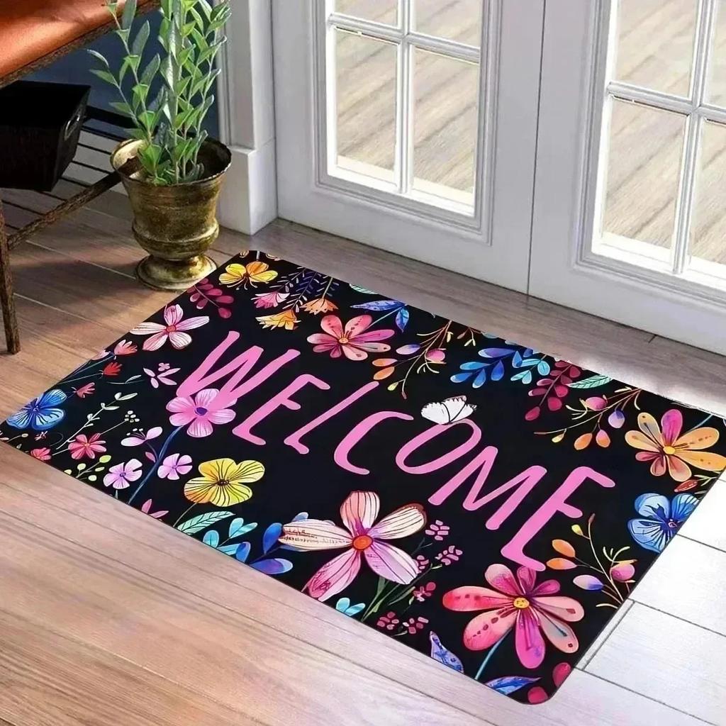 1PC Vegetables pattern Kitchen Rugs Non-Slip Door Mats Pop design Living room Rugs Bath Mat Carpet for Home Sink Laundry Decor