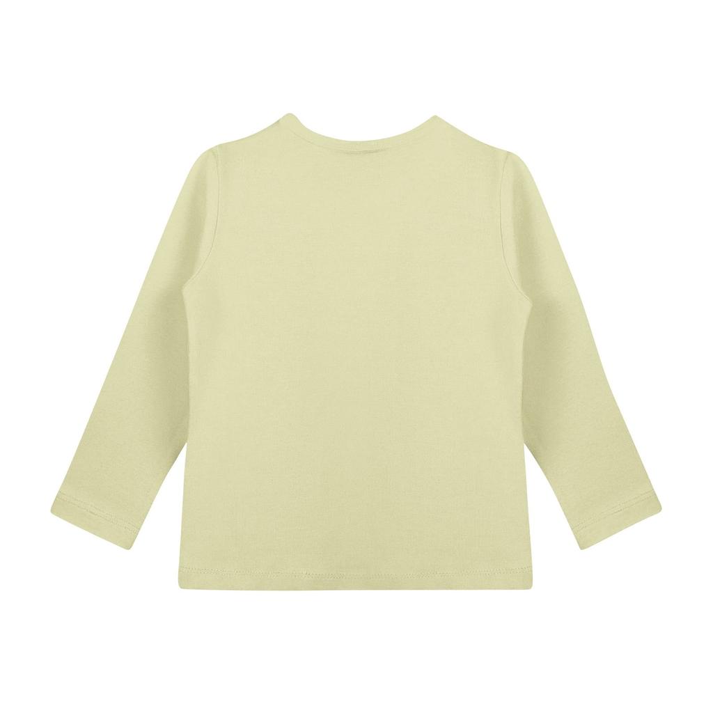 Children's Long-sleeved O-neck Top Solid Color Daily Casual