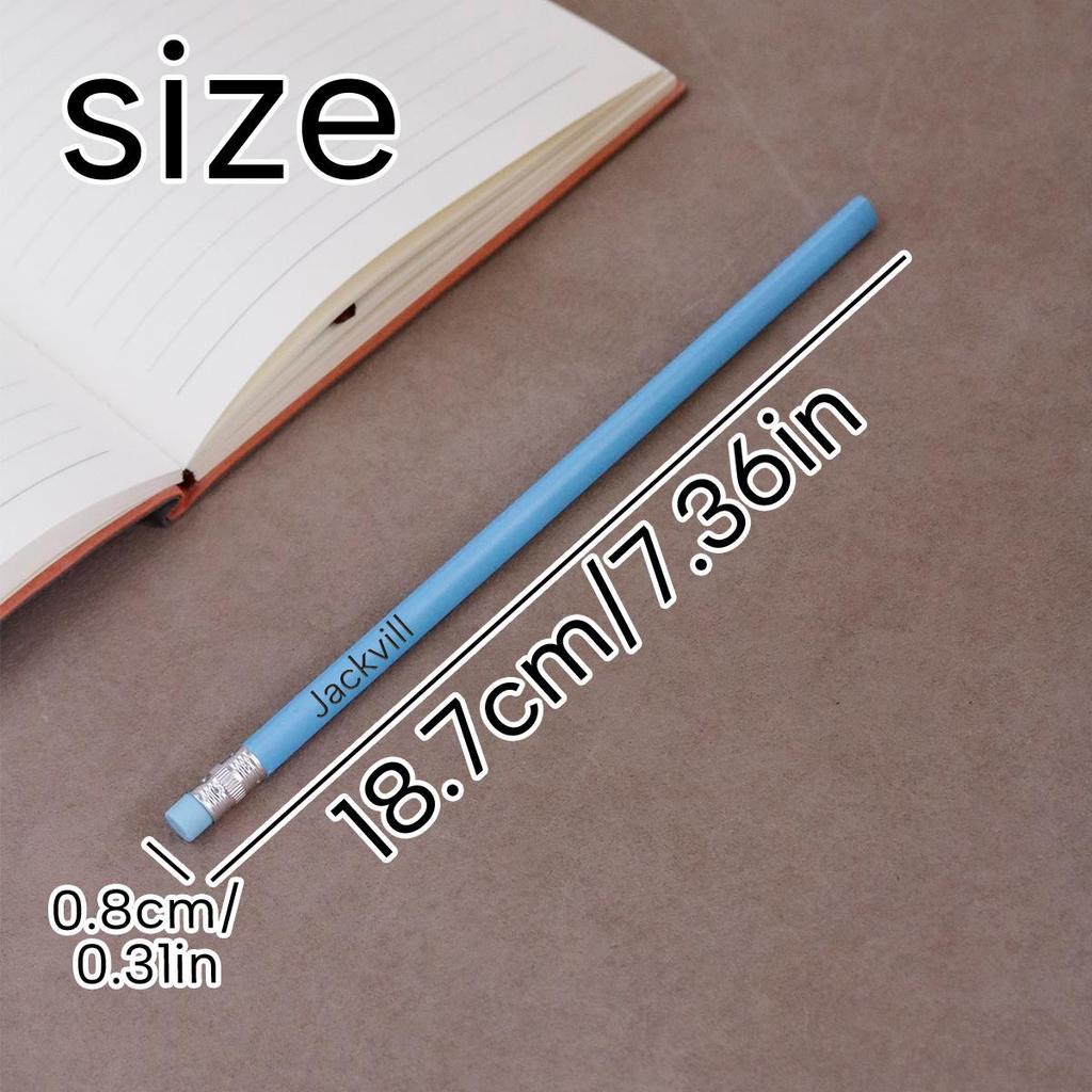 Custom Text Pencils,Personalized Pencils For Kids,Customized Birthday Pencils,Customizable Cute Pencils,