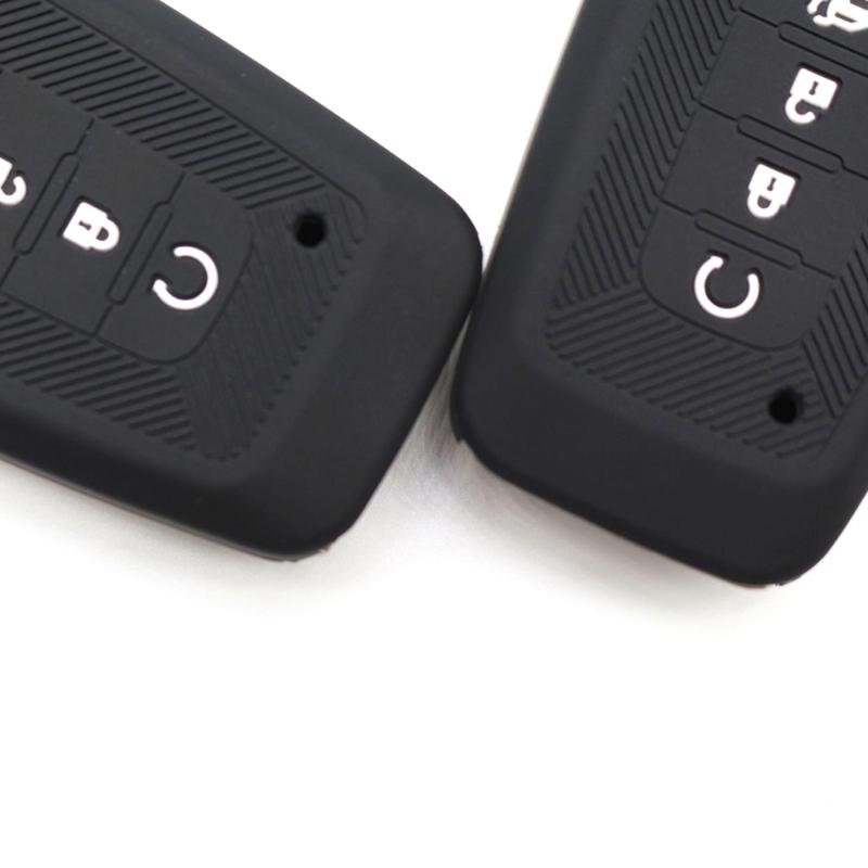 Premium Silicone Protective Case For 5 Button Car Key Fob Soft Anti Slip Durably Cover
