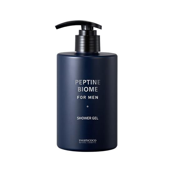 Swanicoco Peptide Biome For Men Shower Gel - All-in-One Deep Cleansing & Skin Barrier Strengthening Body Wash (300ml / 10.14 fl.oz.)