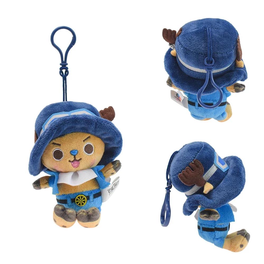12Cmone Piece Original Plush Pendant Doll Luffy Toy Tony Chopper Laboon Sabo Anime Keychain Soft Stuffed Backpack Ornaments Toy