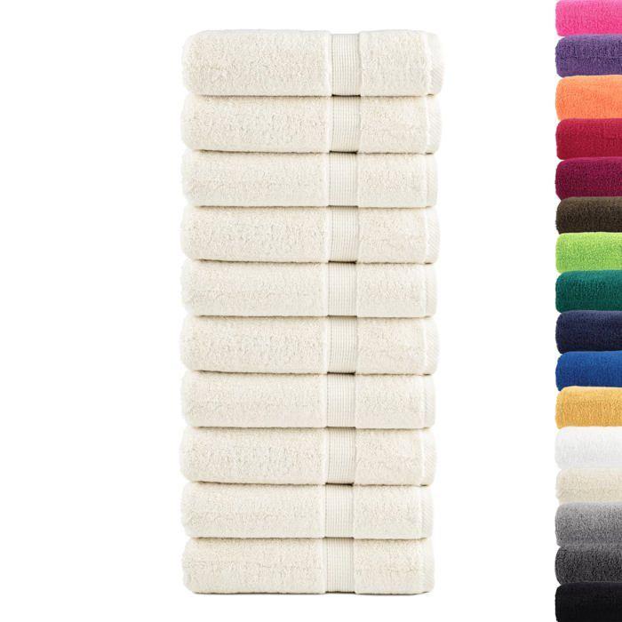 VidaXL Superior Quality Hand Towels 10 Pcs, Bath Towels, Hand Towels, Bathroom Washcloths, 137475