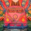 Happy Camper Hippie Bus Grafisch T-shirt Unisex 2XL Meerkleurig Festival T-shirt NIEUW