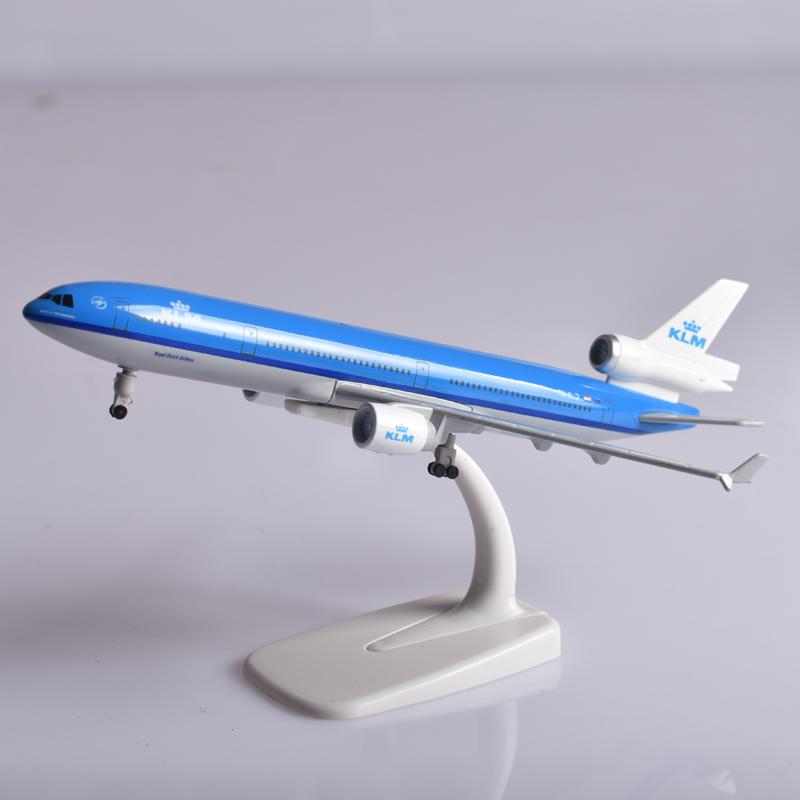Mierka 1/300 20CM KLM McDonnell Douglas MD-11 Model Lietadla Lietadlo Diecast Kovové Lietadlá Zberateľské Darčeky
