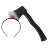 Halloween Decoration Fake Bloody Axe Saws Knife Headband Prank Prop Halloween Party Decor 2025 Masquerade Cosplay Accessories