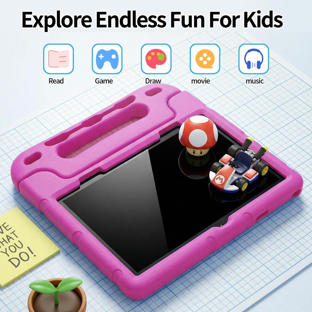 10.1 Inch Kids Tablet Quad Core 8GB+64GB WiFi Bluetooth Educational Software Tablets Children's Gifts