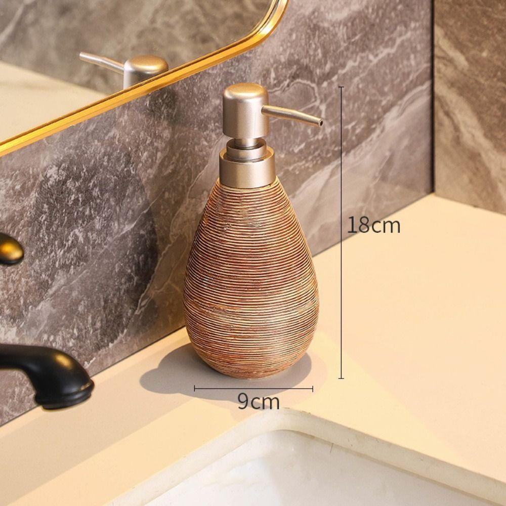 Ceramic Hand Sanitizer Bottle Retro Shower Gel Bottle New Lotion Press Bottle