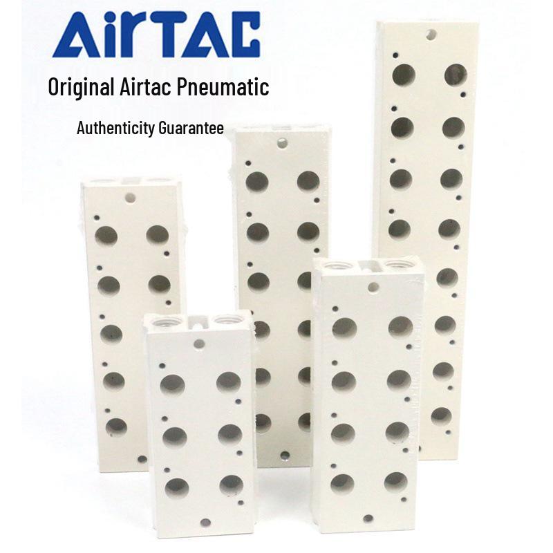 

Airtac 3V310 Solenoid Valve Manifold Plate Base: 3V300M1F/2F/3F 1-Valve Base