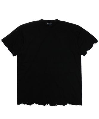 Leondieseu Damaged Cutting T-Shirt (Black)