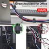 USB Cable Organizer Winder Ties for Mouse Earphone PC Cord Management