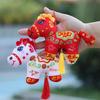 Cute Lifelike Animal Year Horse Mascot Stuffed Doll Pendant Backpack Hanging Ornament
