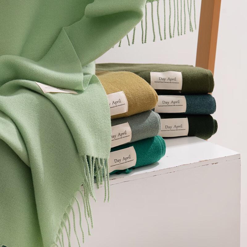 Warm Solid Color Imitation Cashmere Scarf & Shawl