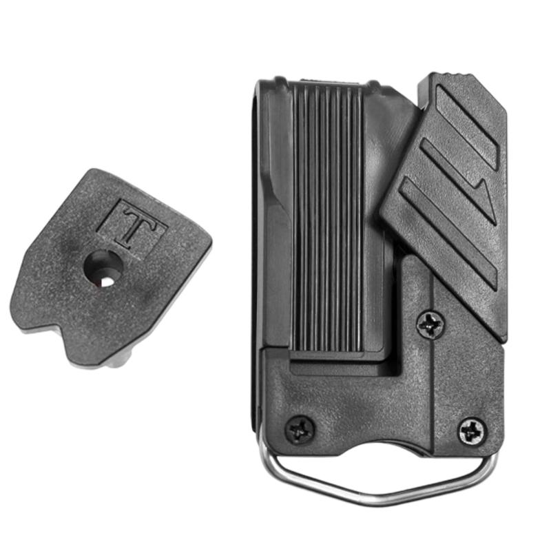 Universal Tape Measure Safety Clip With Detachable Carabiner Loop Measure Belt Attachments For Tool Belt Accessory