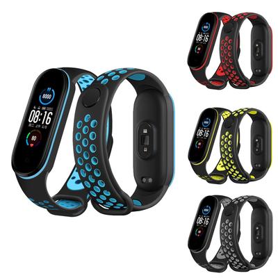 Breathable Strap For Mi Band 3 4 Smart Watch Wrist M3 M4 Bracelet Strap Replacement