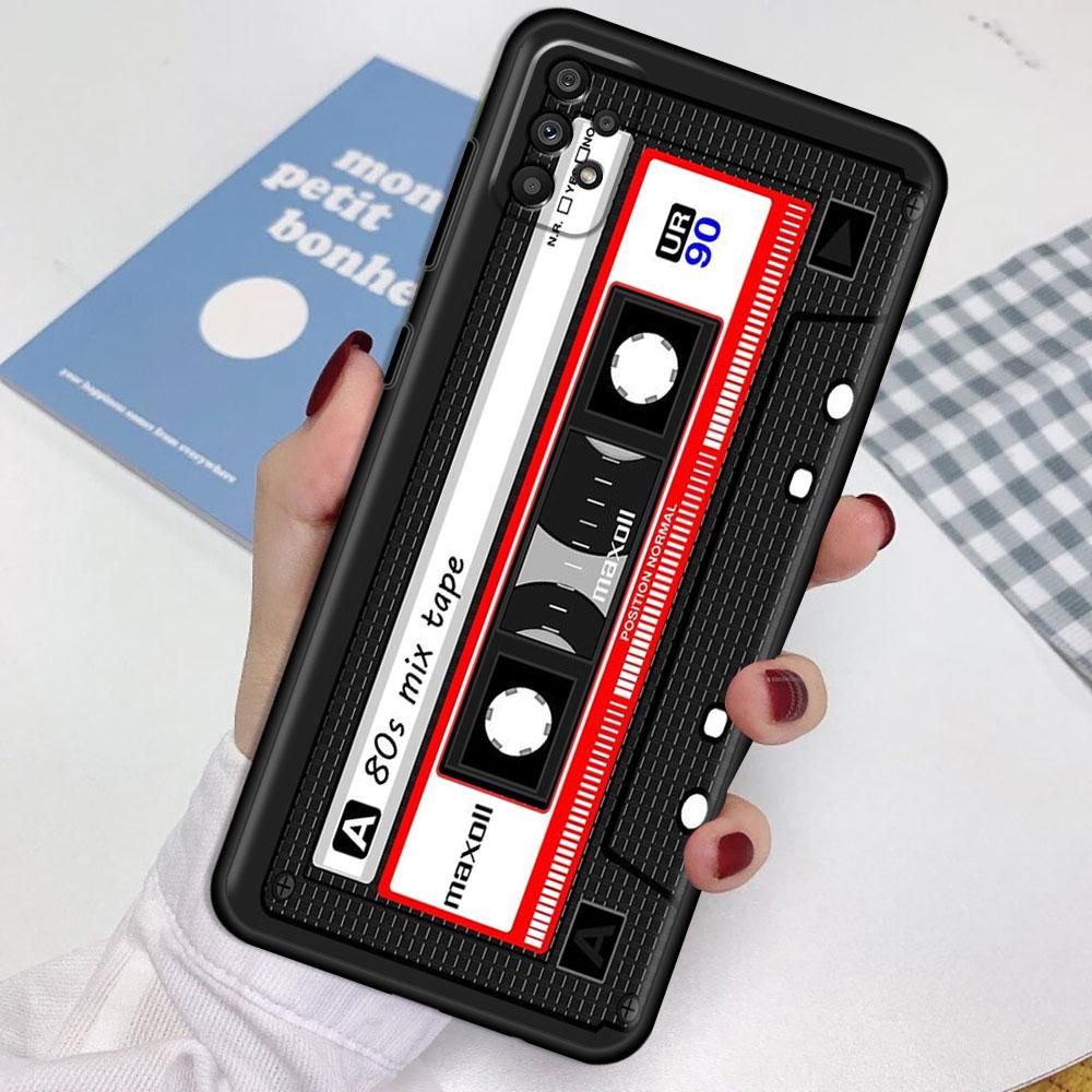 

Чехол для Samsung Galaxy A52 A12 A51 A32 A21s A71 A53 A13 A32 A72 A31 A33 A22 A03 Чехол для телефона в стиле ретро с винтажной кассетой Samsung A53 5G
