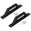 2PCS Sliding Door Pull Handles for Barn Doors Sheds Garages Made from Aluminum Alloy Heavy Duty with Ergonomic Design