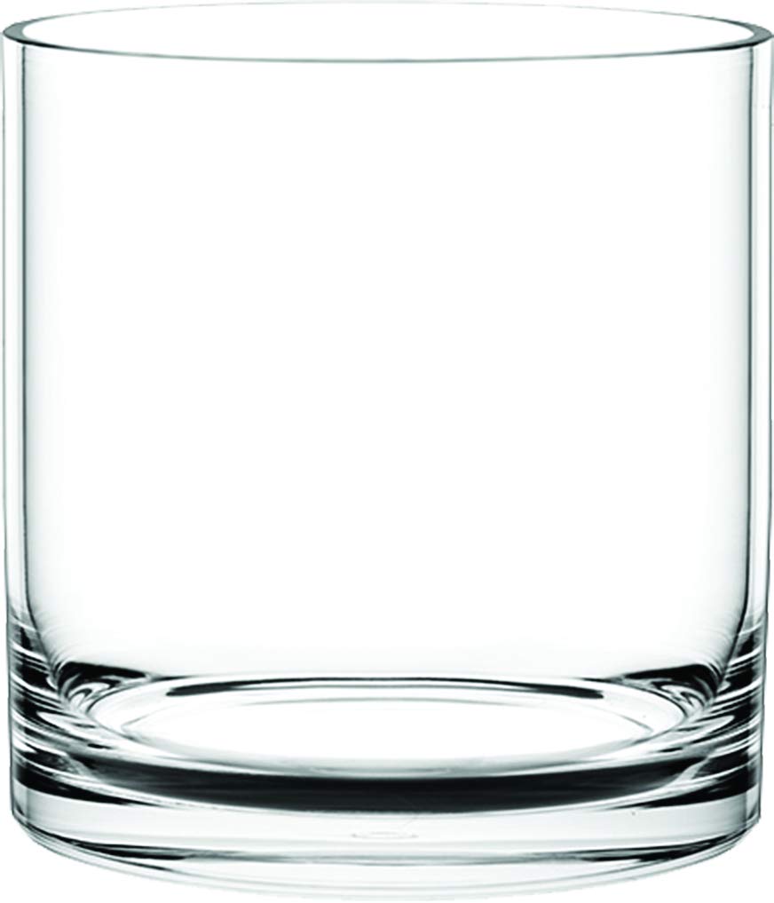 FOYER Unbreakable Vase, Stylish Polycarbonate, Height 20 cm, Width 17.5 cm, Small, Product Number 2300037