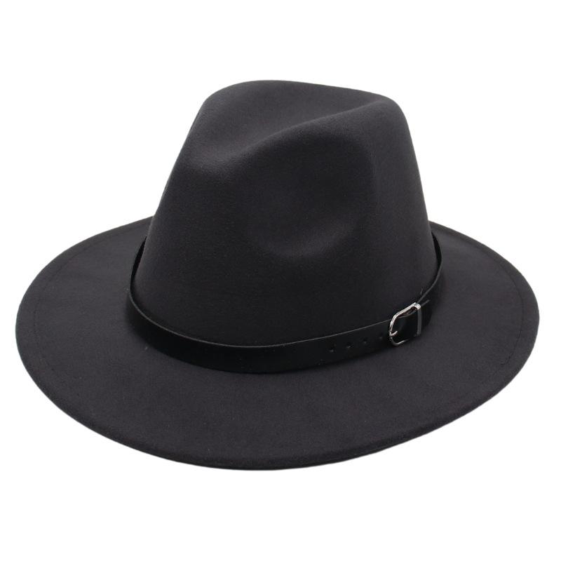 Top Hat Ethnic Retro Jazz Hat Fedora Felt Hat British Shade