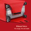 Red Double Happiness Wedding Suitcase Cover: Protective Leather Dust Bag for Luggage