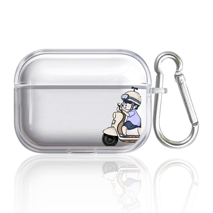 Case For Airpods 3 4 1 Pro 2 Pro3 Pro2 Clear Earphone Cases Cover Cute Cartoon Couple
