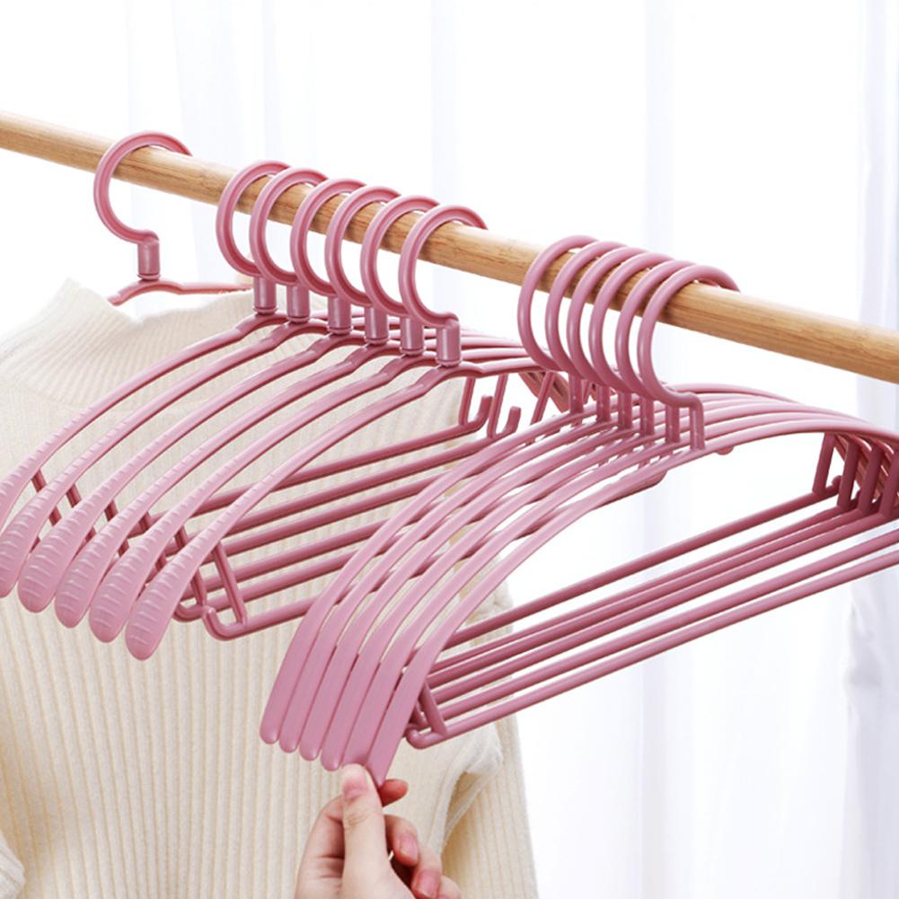 Plastic Non-Slip Clothes Hangers Durable Windproof Clothes Hanger For Home Thickening Non-Marking Wear Resistant Durable Hangers
