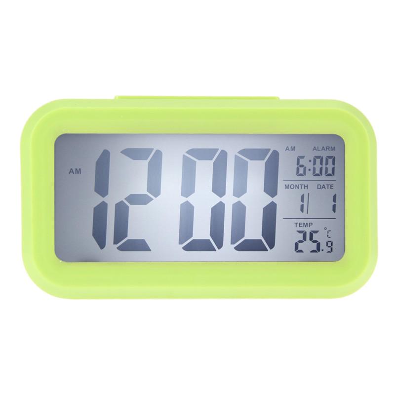 Kolorowe elektroniczne budziki, kalendarz podświetlany, termometr, zegary stołowe, cyfrowy zegarek stołowy LED do sypialni, domu