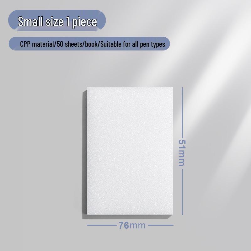 

High-Value Transparent Sticky Notes: Adhesive Memo Strips & Index Labels for Students’ Notebooks